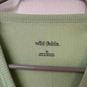 Wild Fable Mint Ribbed Tee